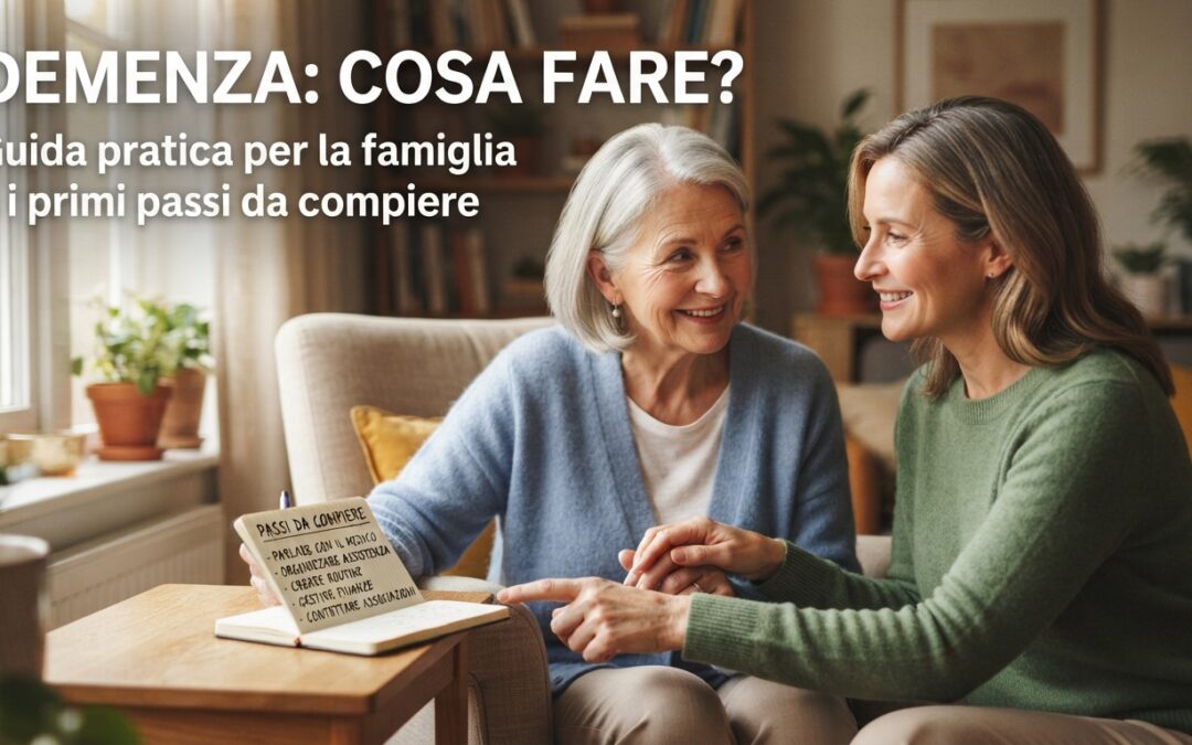 DEMENZA: COSA FARE? Guida pratica per la famiglia e i primi passi da compiere